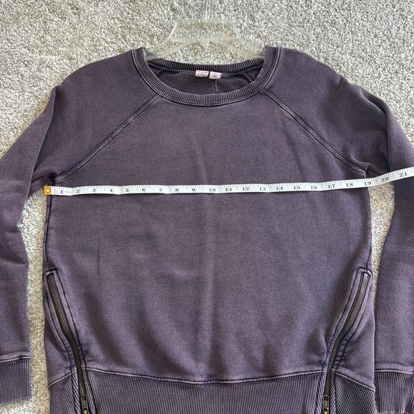 Melrose & Market purple zipper crewneck sweatshirt. XS - Picture 10 of 12
